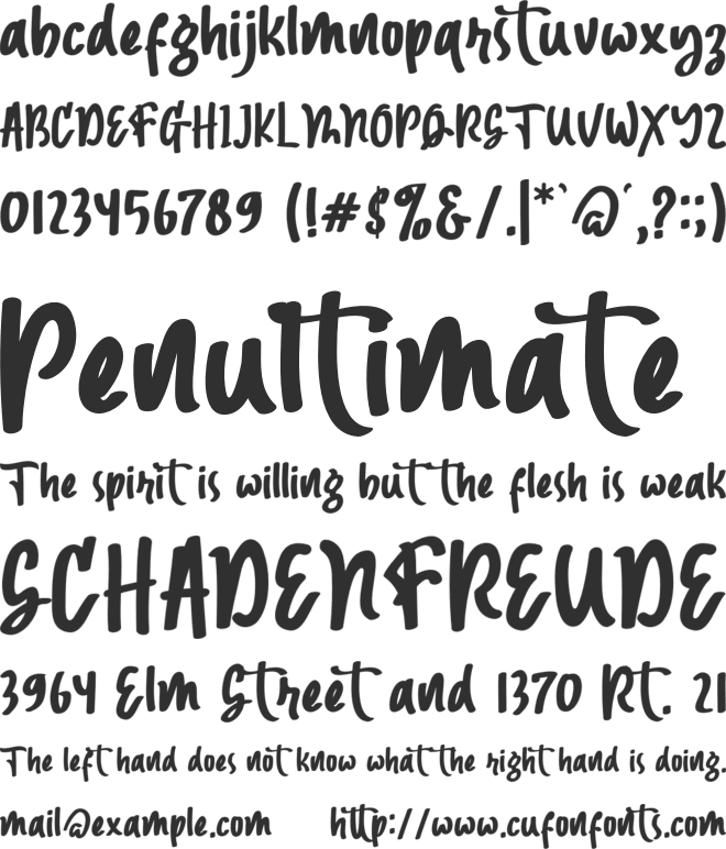 Magnetto font preview