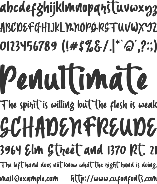 Magnetto font preview