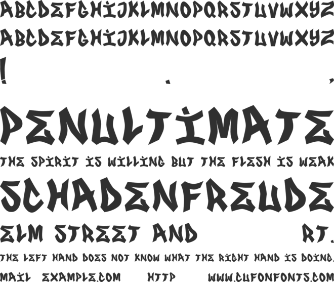 FRS Genuino font preview