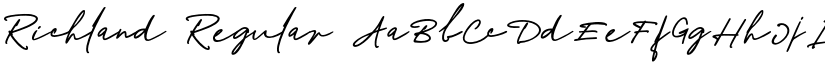 Richland font download
