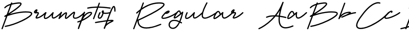 Brumptof Regular font