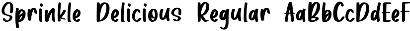 Sprinkle Delicious font download
