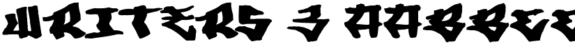 Writers 3 font