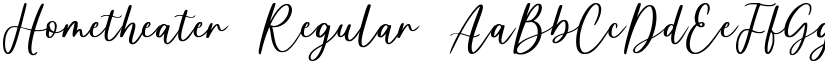 Hometheater font download
