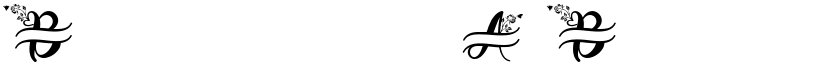 Monogram Butterfly Regular font