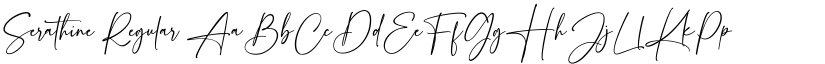Serathine font download