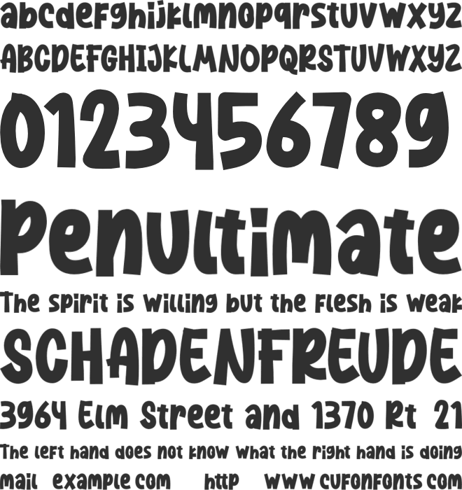 Dance Today font preview