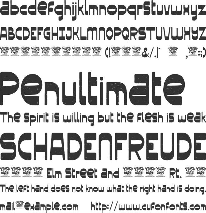 VERMOST font preview