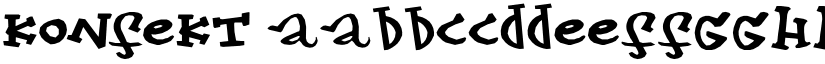 Konfekt font