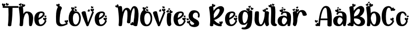 The Love Movies Regular font