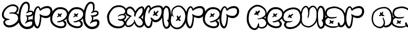 Street Explorer Regular font