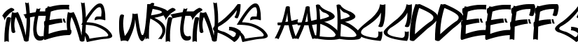 Intens Writings font download