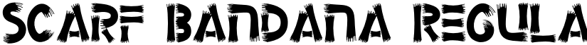 Scarf Bandana Regular font