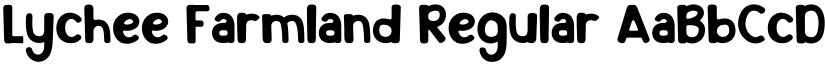 Lychee Farmland Regular font