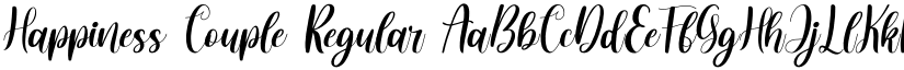 Happiness Couple Regular font