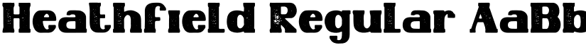Heathfield Regular font