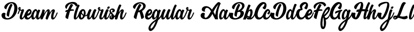 Dream Flourish Regular font