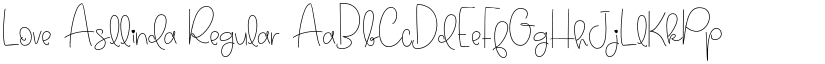 Love Asllinda font download