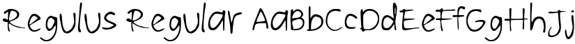 Regulus Regular font