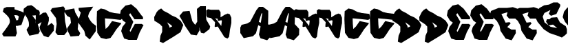 Prince Dub font