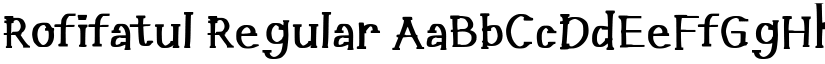 Rofifatul Regular font