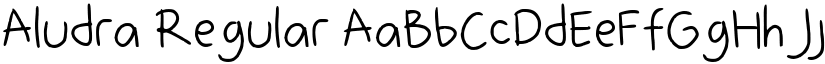 Aludra Regular font