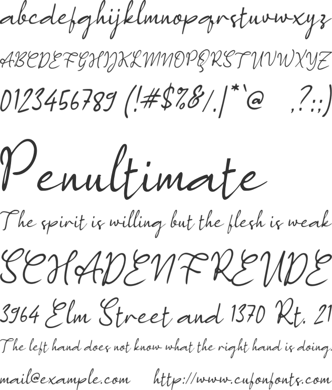 e Evaluasi Tanggapan font preview