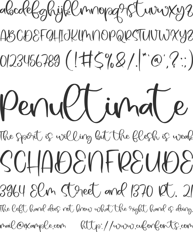 Rockwish font preview