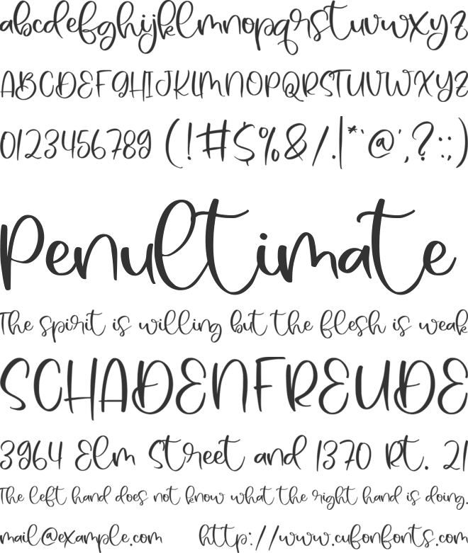 Rockwish font preview