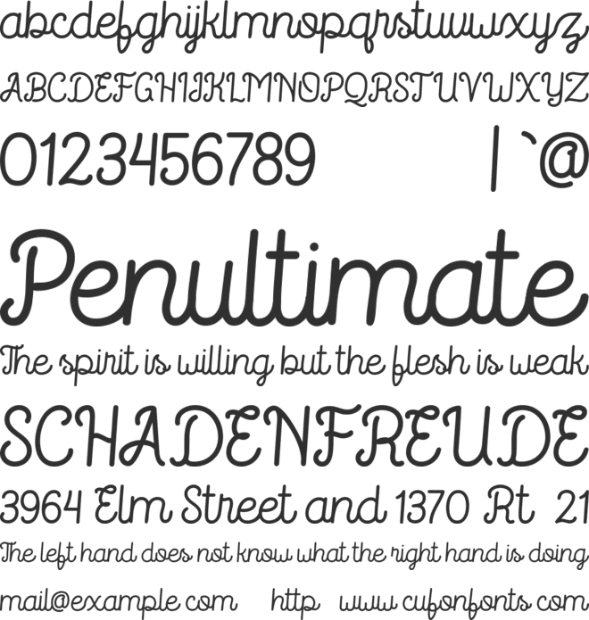 Routerline Free Version font preview