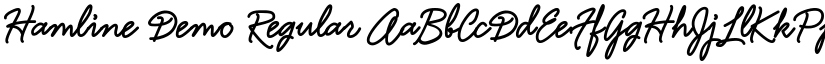 Hamline Demo Regular font