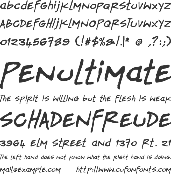 MINUS_CRE font preview