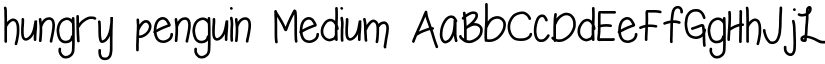 hungry penguin font download