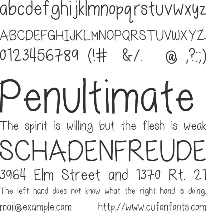 Because He Lives font preview