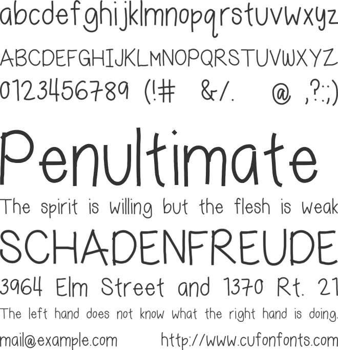 Because He Lives font preview