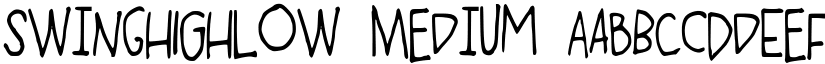 SWiNgHIGHloW font download