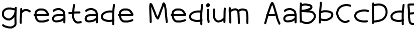 greatade Medium font