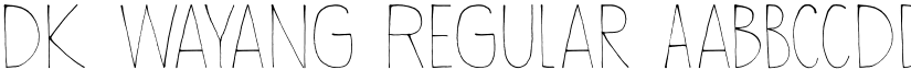DK Wayang font download