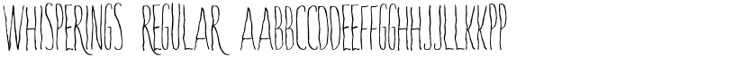 Whisperings font download