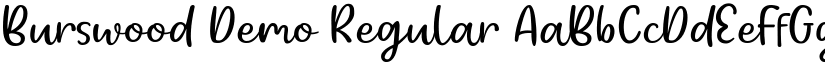 Burswood Demo Regular font