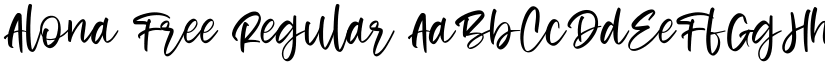 Alona Free Regular font