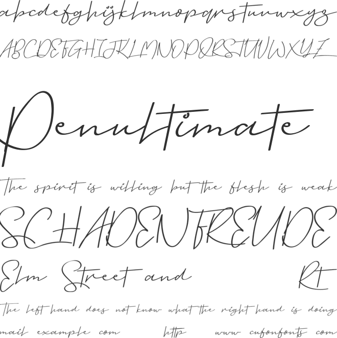 Great Devotion Demo font preview