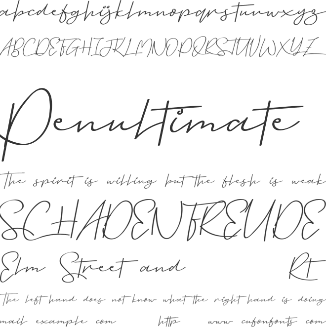 Great Devotion Demo font preview