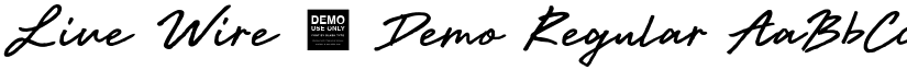 Live Wire - Demo Regular font