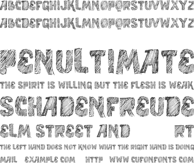 Vtks Study font preview