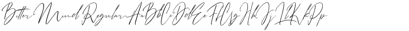 Bitter Mind Regular font