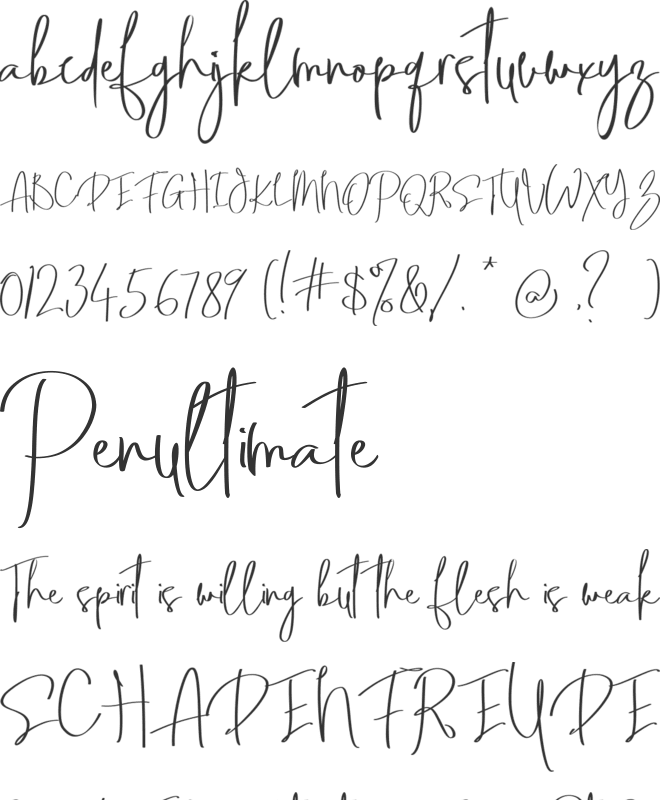 Jonas Beckman font preview