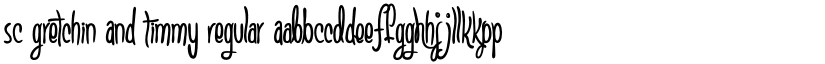 SC Gretchin And Timmy Regular font