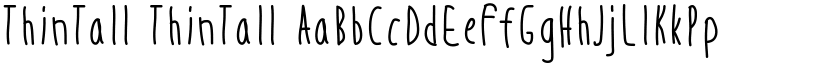 ThinTall font download