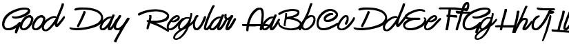 Good Day Regular font